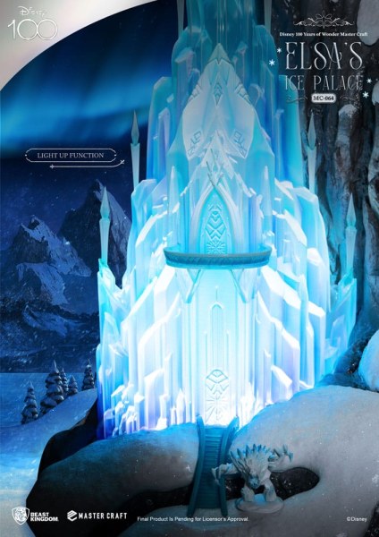 DISNEY 100 REINA DE LAS NIEVES ELSA PALACIO DE HIELO - DISNEY MASTERCRAFT