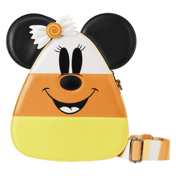BOLSO BANDOLERA MICKEY MINNIE CANDY CORN - DISNEY LOUNGEFLY