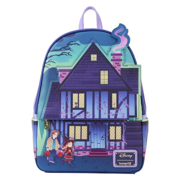MINI MOCHILA HOCUS SANDERSON HERMANAS CASA GLOW - DISNEY LOUNGEFLY