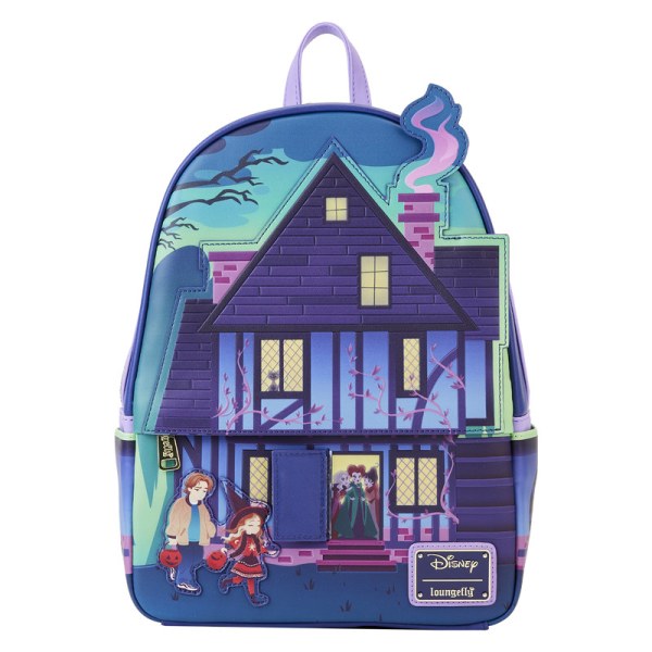 MINI MOCHILA HOCUS SANDERSON HERMANAS CASA GLOW - DISNEY LOUNGEFLY