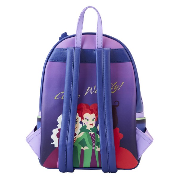 MINI MOCHILA HOCUS SANDERSON HERMANAS CASA GLOW - DISNEY LOUNGEFLY