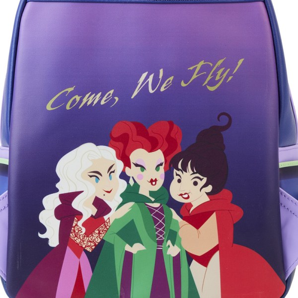 MINI MOCHILA HOCUS SANDERSON HERMANAS CASA GLOW - DISNEY LOUNGEFLY