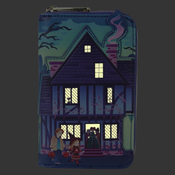 CARTERA BRILLANTE SANDERSON DE LA CASA DE LAS HERMANAS ABRACADABRA - DISNEY LOUNGEFLY