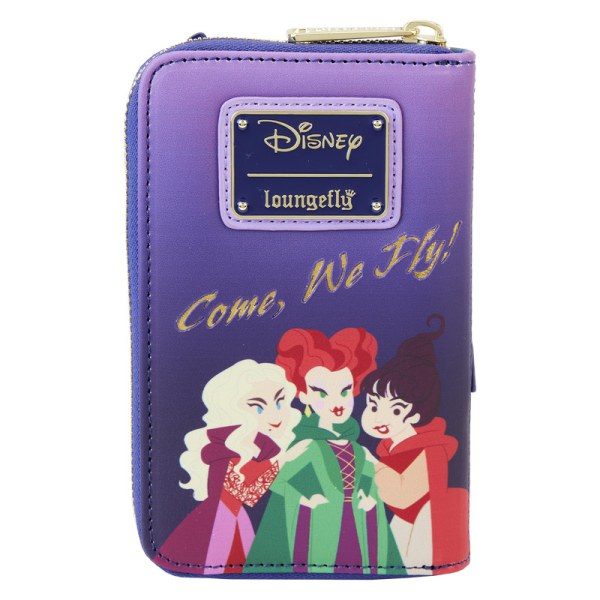 CARTERA BRILLANTE SANDERSON DE LA CASA DE LAS HERMANAS ABRACADABRA - DISNEY LOUNGEFLY