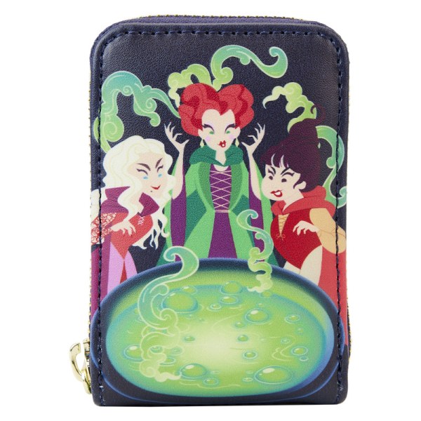 CARTERA ACORDEÓN ABRACADABRA HERMANAS SANDERSON CAULDRON GLOW - DISNEY LOUNGEFLY