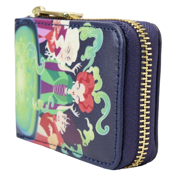 CARTERA ACORDEÓN ABRACADABRA HERMANAS SANDERSON CAULDRON GLOW - DISNEY LOUNGEFLY