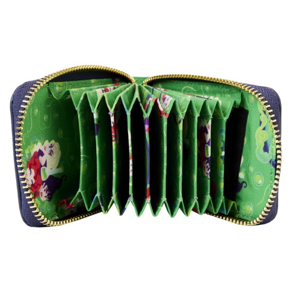 CARTERA ACORDEÓN ABRACADABRA HERMANAS SANDERSON CAULDRON GLOW - DISNEY LOUNGEFLY