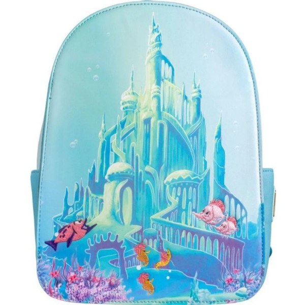 MINI MOCHILA CASTILLO ARIEL - DISNEY LOUNGEFLY