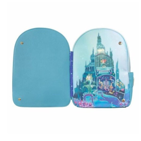 MINI MOCHILA CASTILLO ARIEL - DISNEY LOUNGEFLY