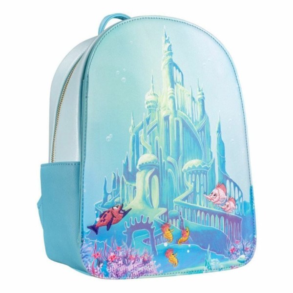 MINI MOCHILA CASTILLO ARIEL - DISNEY LOUNGEFLY