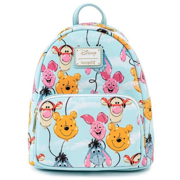 MINI MOCHILA WINNIE Y AMIGOS EN GLOBO- DISNEY LOUNGEFLY