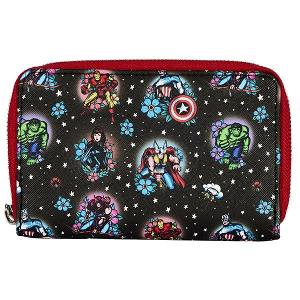 BILLETERA TATUAJE VENGADORES - MARVEL LOUNGEFLY