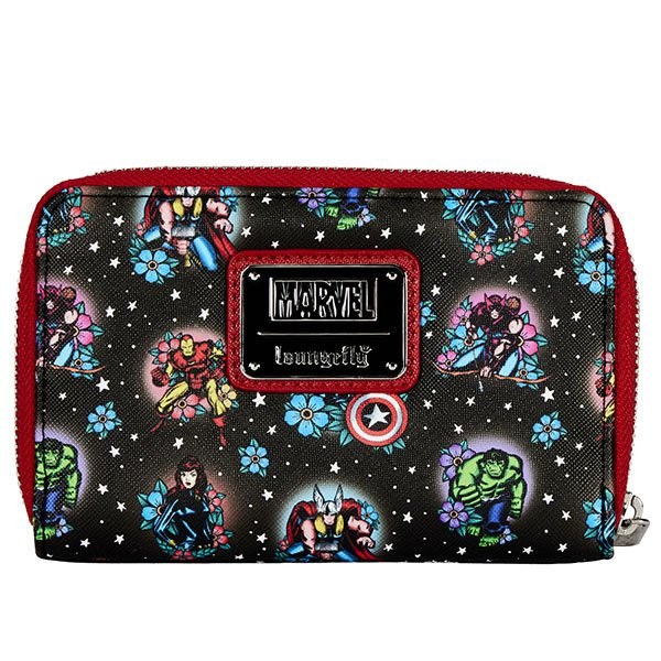 BILLETERA TATUAJE VENGADORES - MARVEL LOUNGEFLY