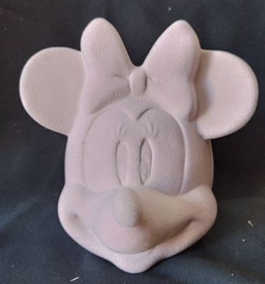 Maceta 3D de Minnie con textura aterciopelada, 6 cm – Disney
