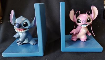 Sujetalibros Disney Stitch y Angel